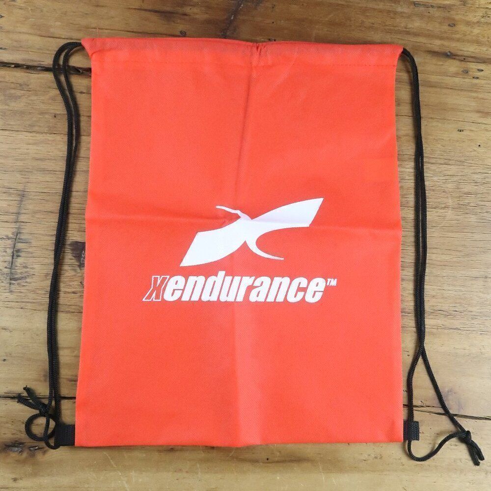 XENDURANCE RED & WHITE CINCH BAG DRAWSTRING BACKPACK NEW